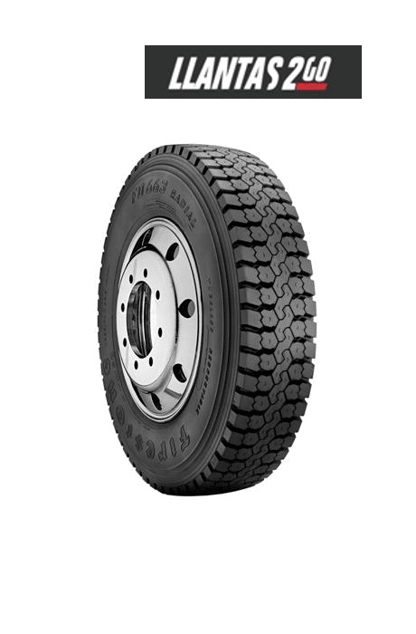 Llanta 11R22.5-16C 148/145L FIRESTONE FD663 CAMION 11R22.5 TRACCION    Rango de Velocidad: L    Indice de Carga: 148/145    Capas: 16    Medida: 11R22.5    SKU: 11225FSFD663TH