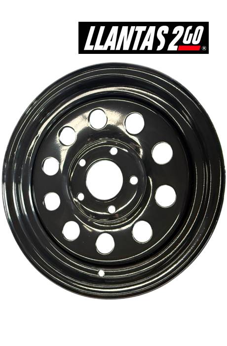 Rines 15X5 5-5  TDI-TRUCK WHEELS ST SINGLE ACERO NEGRO 10 VENTILAS SPOKE 15X5    Rango de Velocidad: ACERO    Indice de Carga: 10V SPOKE    Capas: 0    Medida: 15X5        SKU: 155TTWSTBLACK10V