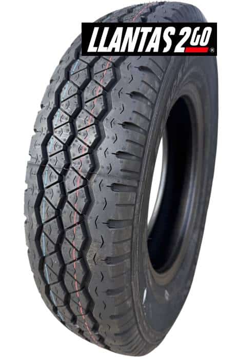 Llanta 195/80R15-8C 106/104R BLACKARROW V62 AUTO 195/80R15    Rango de Velocidad: R    Indice de Carga: 106/104    Capas: 8    Medida: 195/80R15    Peso Soportado: 950/900Kg.     Presion Maxima Kpa/Psi: 450/65.     UTQG: NA,      Altura total en mm: 694,      Velocidad Maxima: 170 km/h     Profundidad de piso: 8 mm    SKU: 1958015BAV62ST