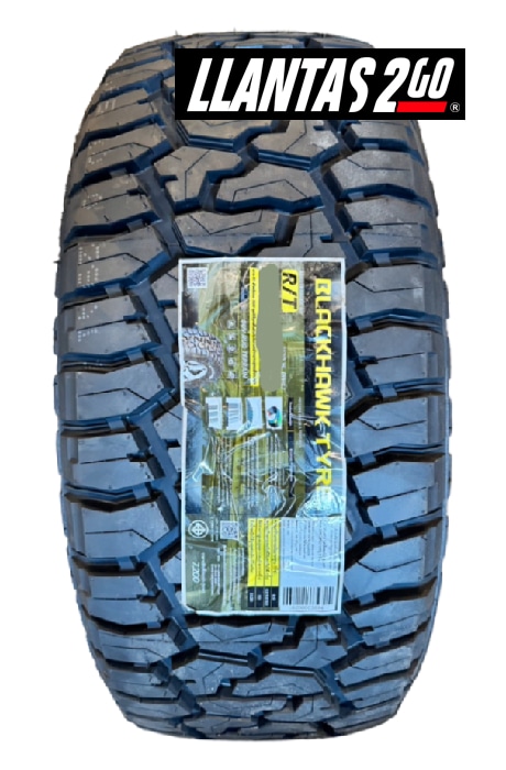 Llanta LT265/65R18-10C 122/119Q BLACKHAWK RIDGECRAWLER R/T AUTO 265/65R18    Rango de Velocidad: Q    Indice de Carga: 122/119    Capas: 10    Medida: 265/65R18    Peso Soportado: 1500/1360Kg.     Presion Maxima Kpa/Psi: 350/51.     UTQG: ,      Altura total en mm: 801,      Velocidad Maxima: 160 km/h     Profundidad de piso:     SKU: 2656518BHRIDGECRAWLERRTLTKH