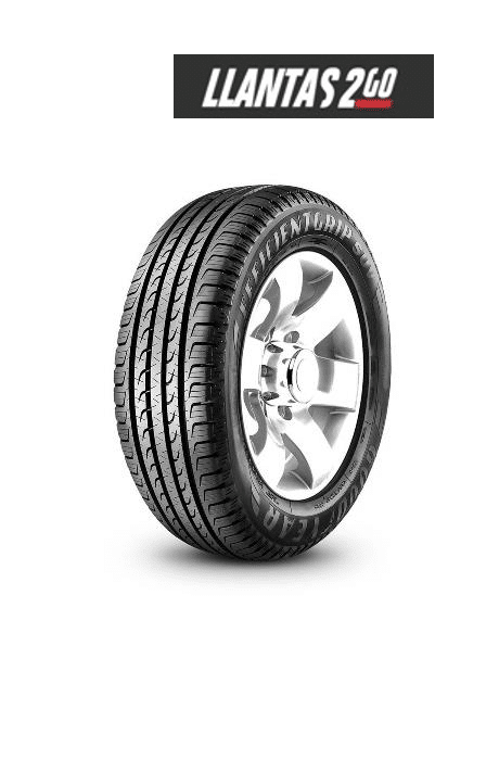 Llanta 225/60R18 100V GOODYEAR EFFICIENTGRIP SUV AUTO 225/60R18    Rango de Velocidad: V    Indice de Carga: 100    Capas: 0    Medida: 225/60R18        SKU: 2256018GYEFFICIENTGRIPSUV