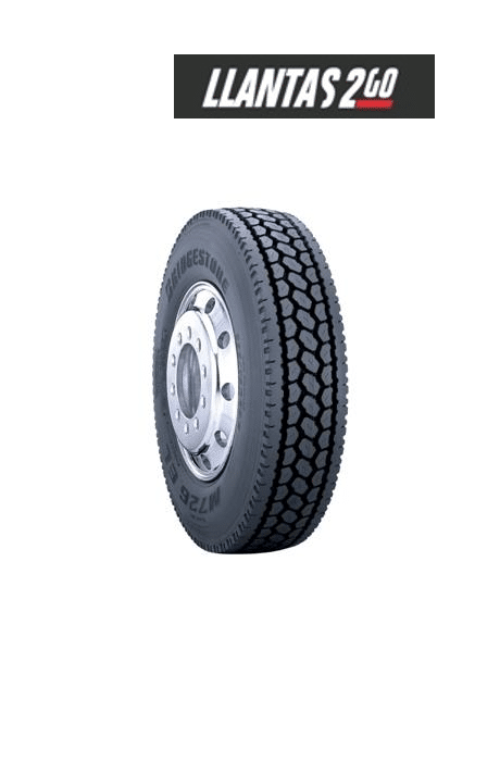 Llanta 11R24.5-16C 149/146L BRIDGESTONE M726 EL A CAMION 11R24.5 TRACCION    Rango de Velocidad: L    Indice de Carga: 149/146    Capas: 16    Medida: 11R24.5        SKU: 11245BSM726ELBR