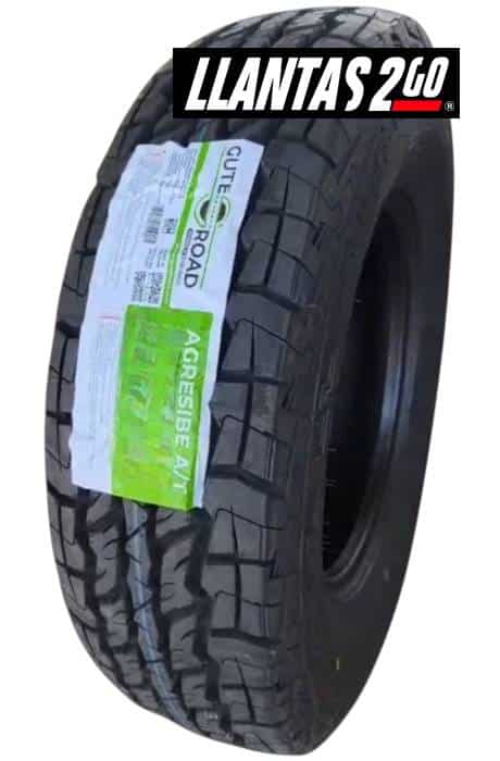Llanta 27X8.50R14LT6C 95Q GUTEROAD AGRESIBE A/T AUTO    Rango de Velocidad: Q    Indice de Carga: 95    Capas: 6    Medida: 27X8.50R146        SKU: 2785014GRAGRESIBEATLT