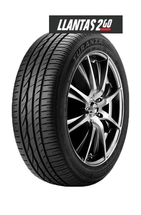 Llanta 205/55R16 91V BRIDGESTONE TURANZA ER300 AUTO 205/55R16    Rango de Velocidad: V    Indice de Carga: 91    Capas: 0    Medida: 205/55R16        SKU: 2055516BSTURANZAER300BSMX