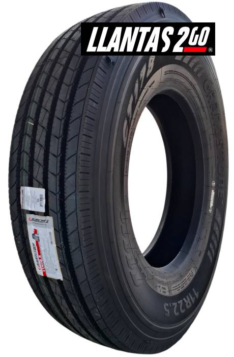 Llanta 295/75R22.5-18C 149/146L  GRANDSTONE(PREMIUM) GT178+ CAMION 295/75R22.5 DIRECCION    Rango de Velocidad: L    Indice de Carga: 149/146    Capas: 18    Medida: 295/75R22.5        SKU: 29575225GSGT178+18C