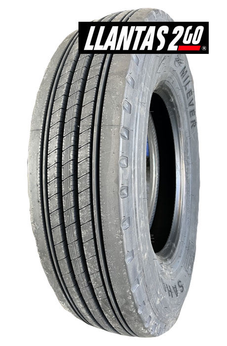 Llanta 295/75R22.5-18C 149/146M MILEVER  SAH01 CAMION 295/75R22.5 DIRECCION    Rango de Velocidad: M    Indice de Carga: 149/146    Capas: 18    Medida: 295/75R22.5        SKU: 29575225MRSAH0118C