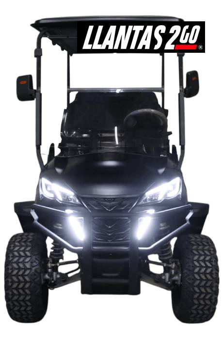 CARRO ELECTRICO INELEMT EG204EKSZ PREMIUM 6 PASAJEROS BATERIA ACIDO PURE BLACK KHAKI+WHITE ARRO        SKU: 362011801890AC6PPUREBLACKITEG204EKSZ